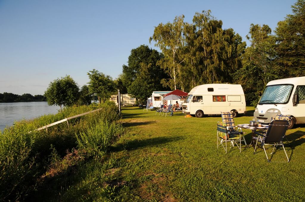 Camping Land an der Elbe Stover Strand
